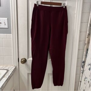 lululemon Adapted State Joggers with Zippered Pockets and Hems. Mulled Wine